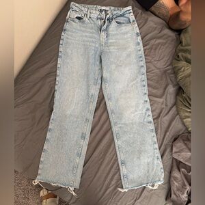 H&M Light Wash Straight Leg Jeans
